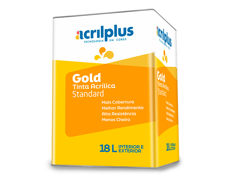 produtos-Gold Tinta Acrílica Standard 18L